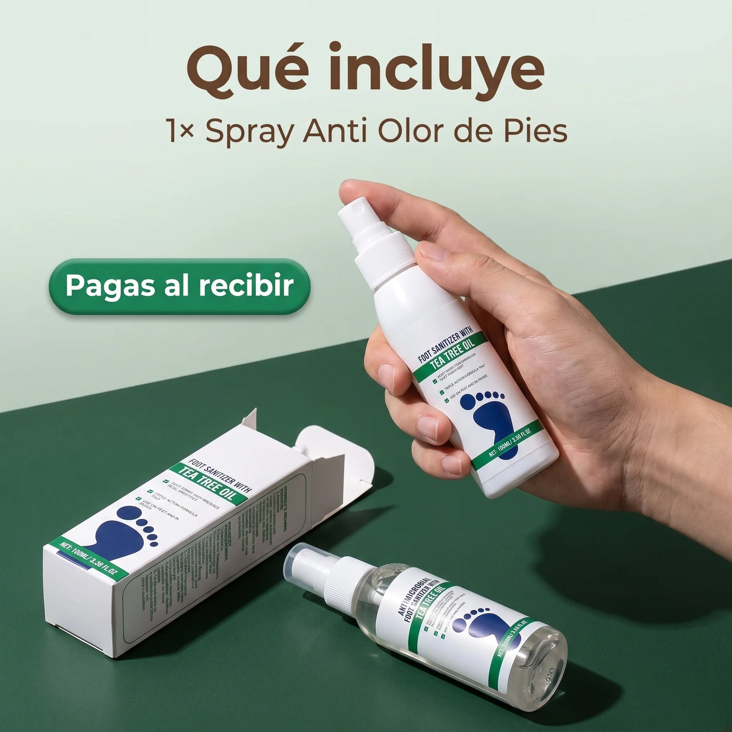 Spray Anti Olor de Pies - No pases mas vergüenza.