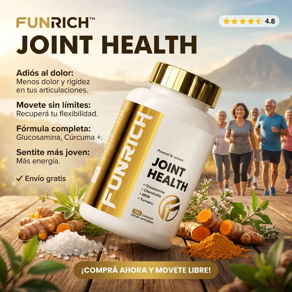FUNRICH™ CAPSULAS DE CURCUMA: Salud Articular
