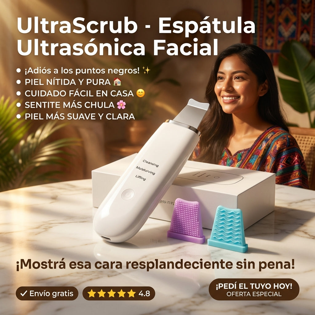 ESPATULA ULTRASONICA™ + EBOOK GRATIS: SPA EN CASA