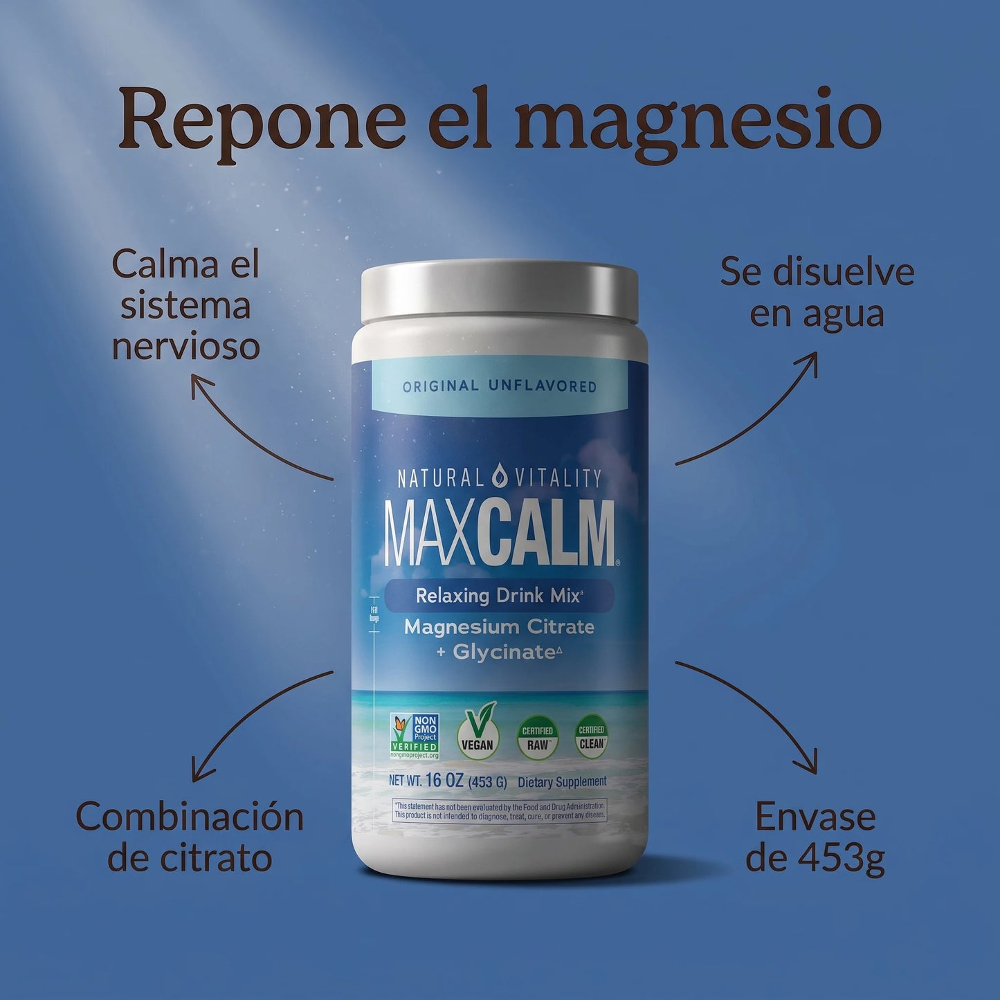 Magnesio Relajante en Polvo