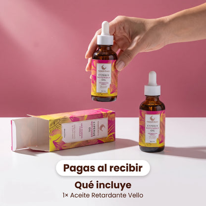 CYPERUS ROTUNDUS OIL - Aceite Depilador y Retardante de bello.