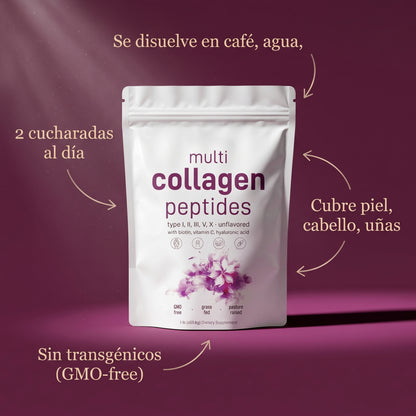 PÉPTIDOS MULTICOLÁGENO: Colágeno Total Piel y Articulaciones
