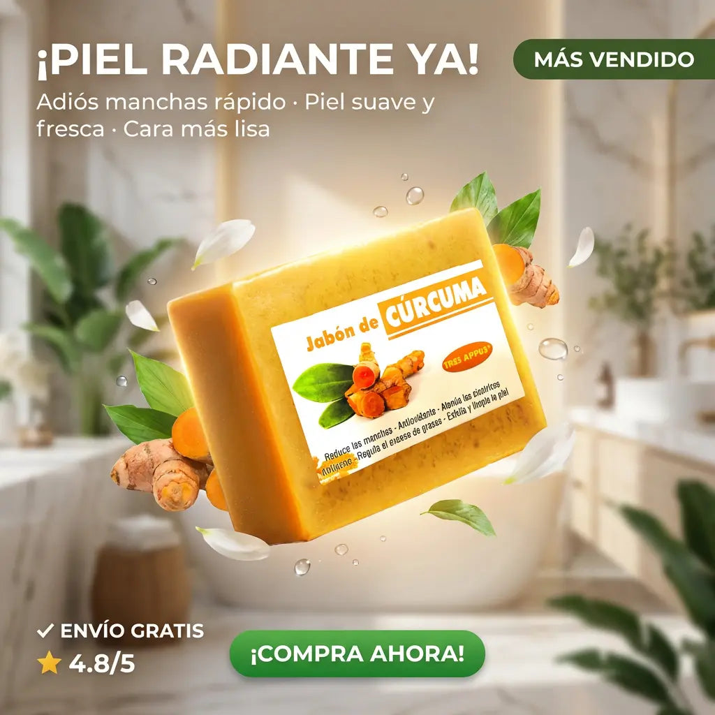 JABON DE CURCUMA PAGA 1 Y LLEVA 2