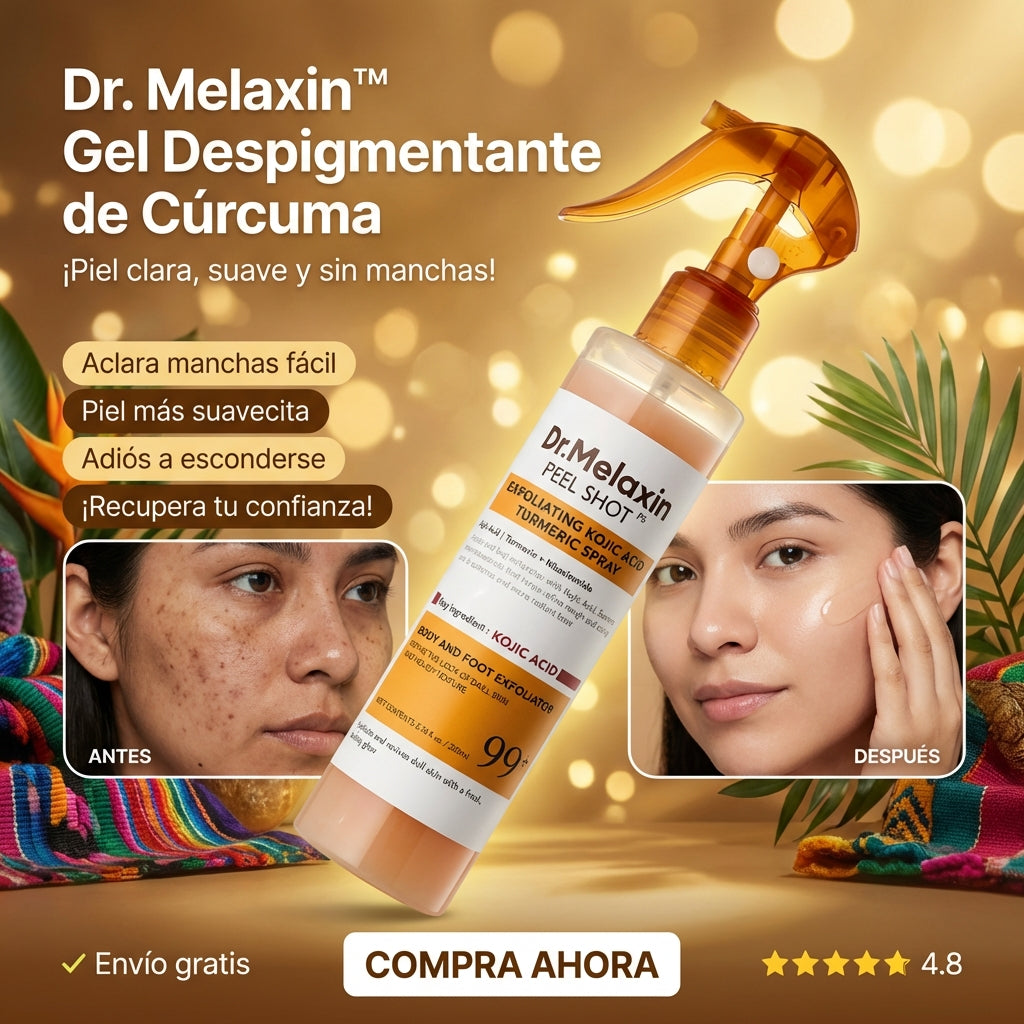 DR. MELAXIM PEEL SHOT™ + EBOOK GRATIS: EXFOLIANTE CORPORAL CASERO