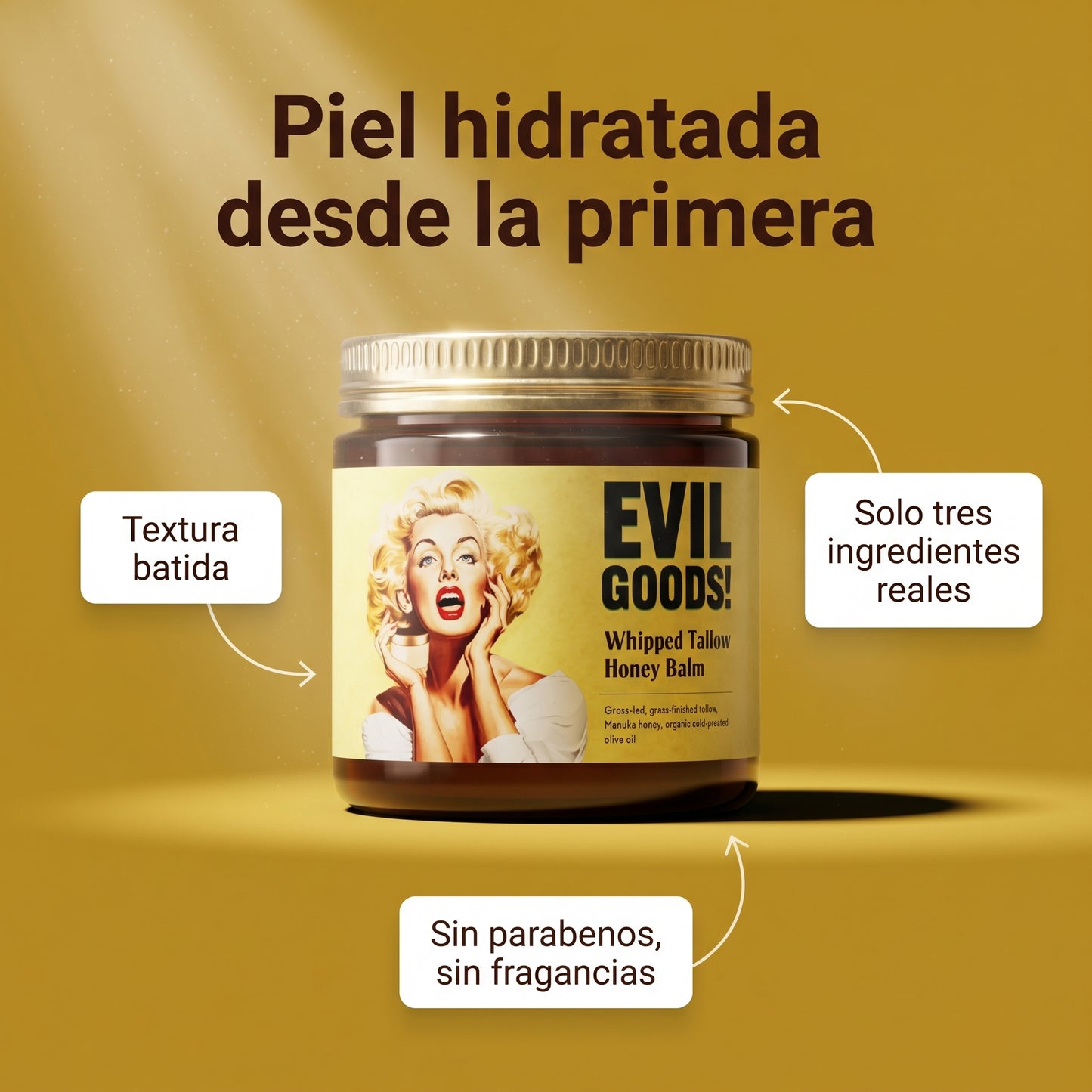 EVIL GOODS: Bálsamo Nutritivo de Sebo