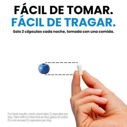 MAGNESIO COMPLEX™ 8 en 1 - 90 cápsulas + EBOOK GRATIS: El Ritual del Sueño Y Guía Express de Hábitos Saludables