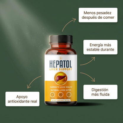 HEPATOL DESINTOXICACION Y LIMPIEZA HEPÁTICA.
