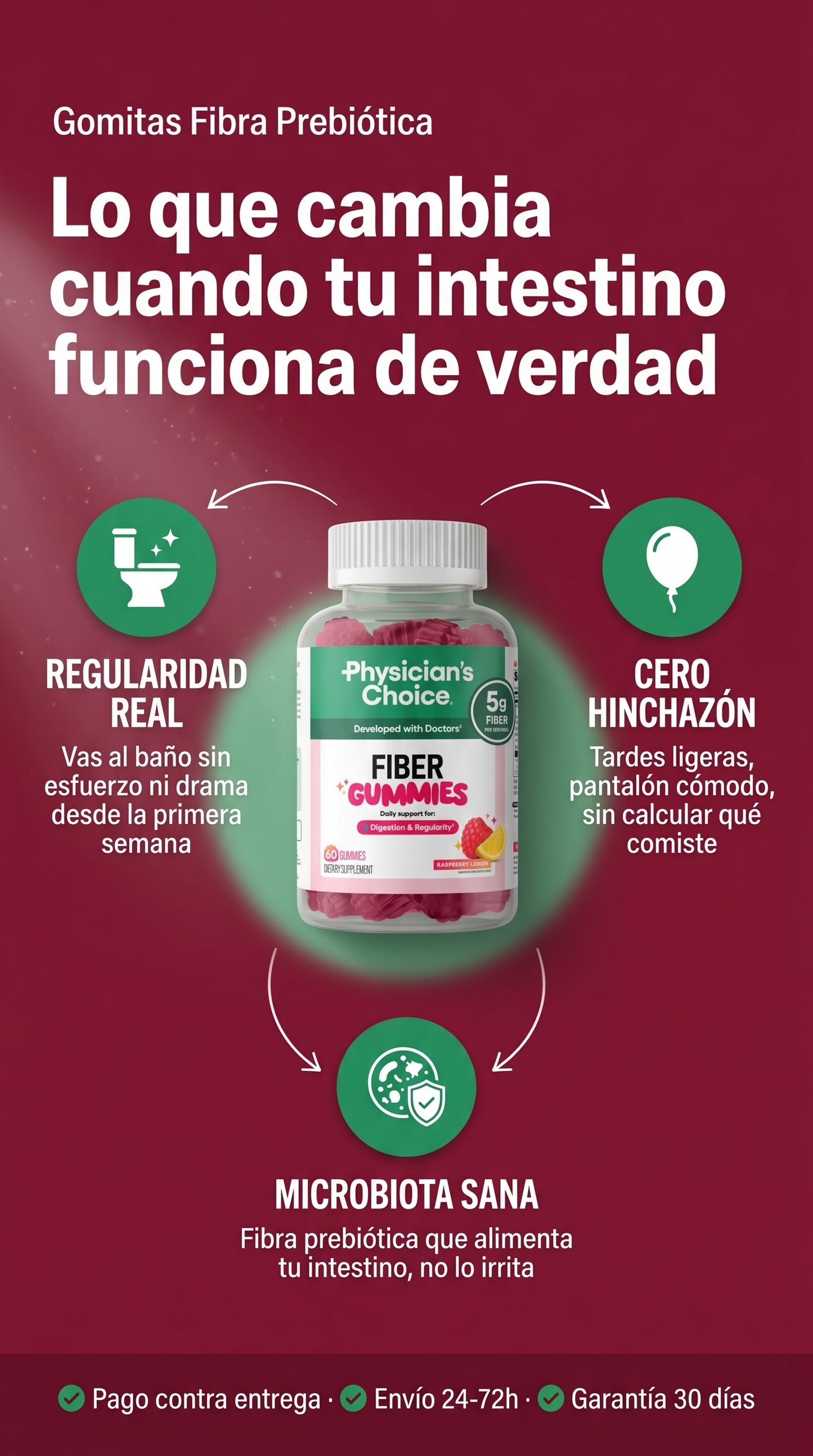 Gomitas Fibra Prebiótica — benefits