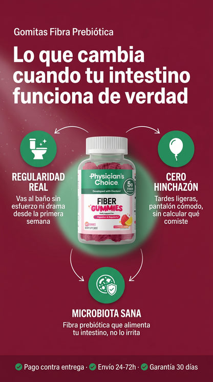 Gomitas Fibra Prebiótica — benefits