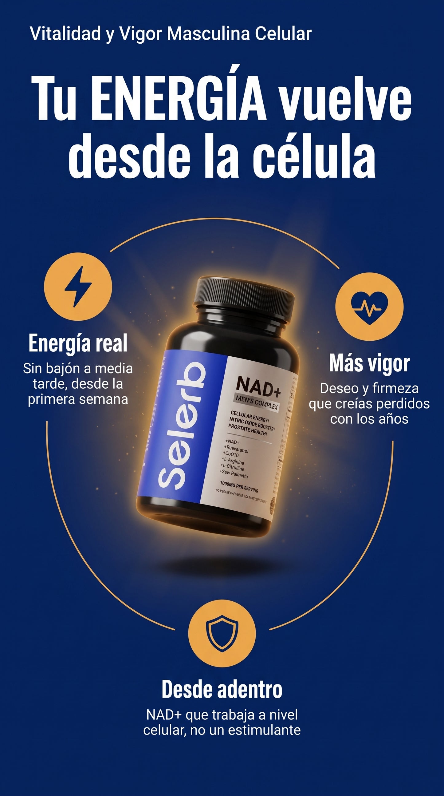 Vitalidad y Vigor Masculina Celular — benefits