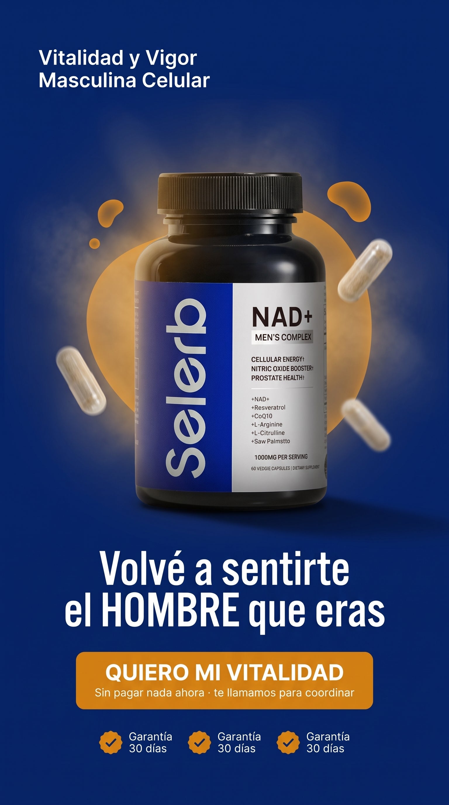 Vitalidad y Vigor Masculina Celular — cta