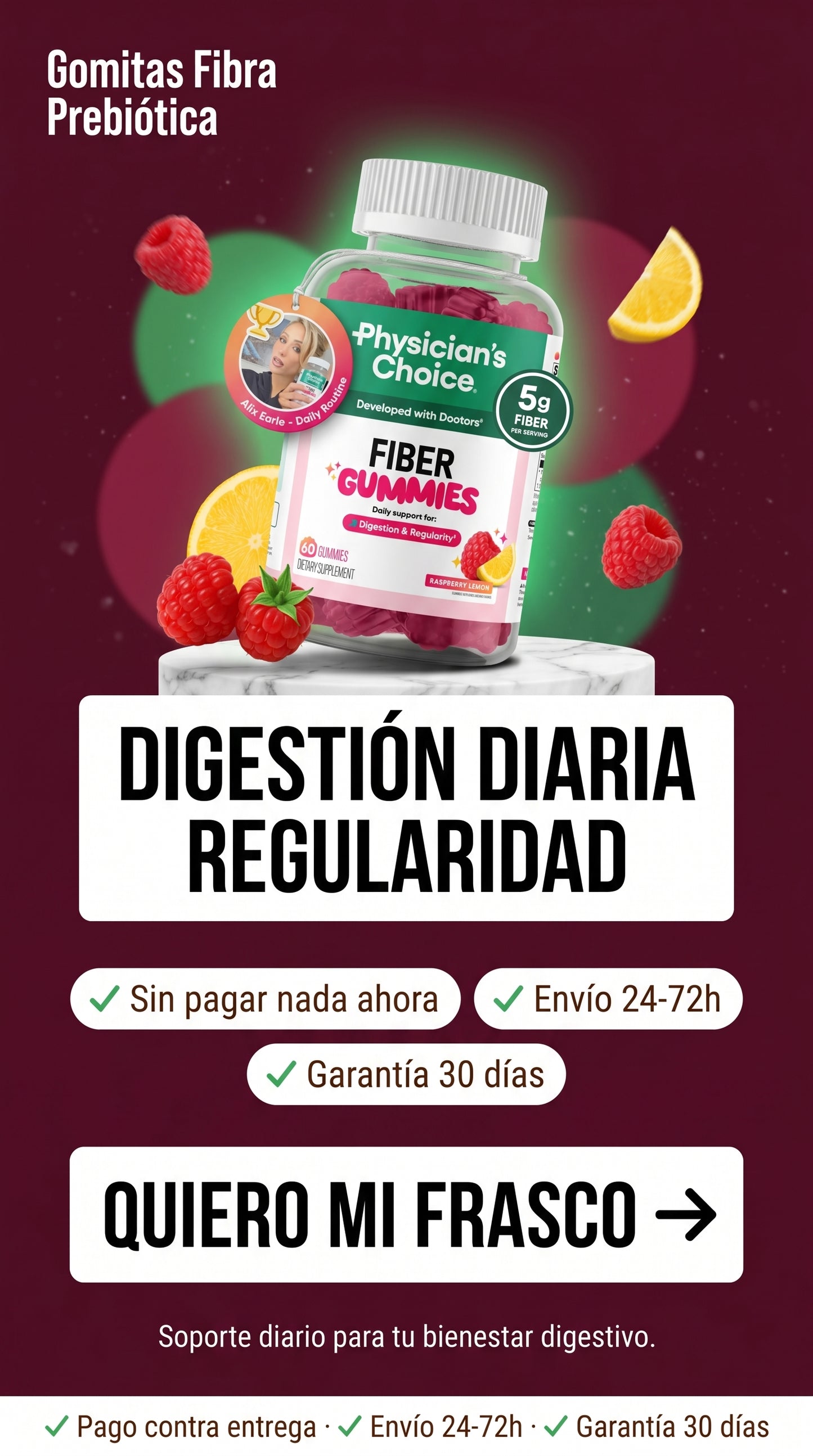 Gomitas Fibra Prebiótica — cta