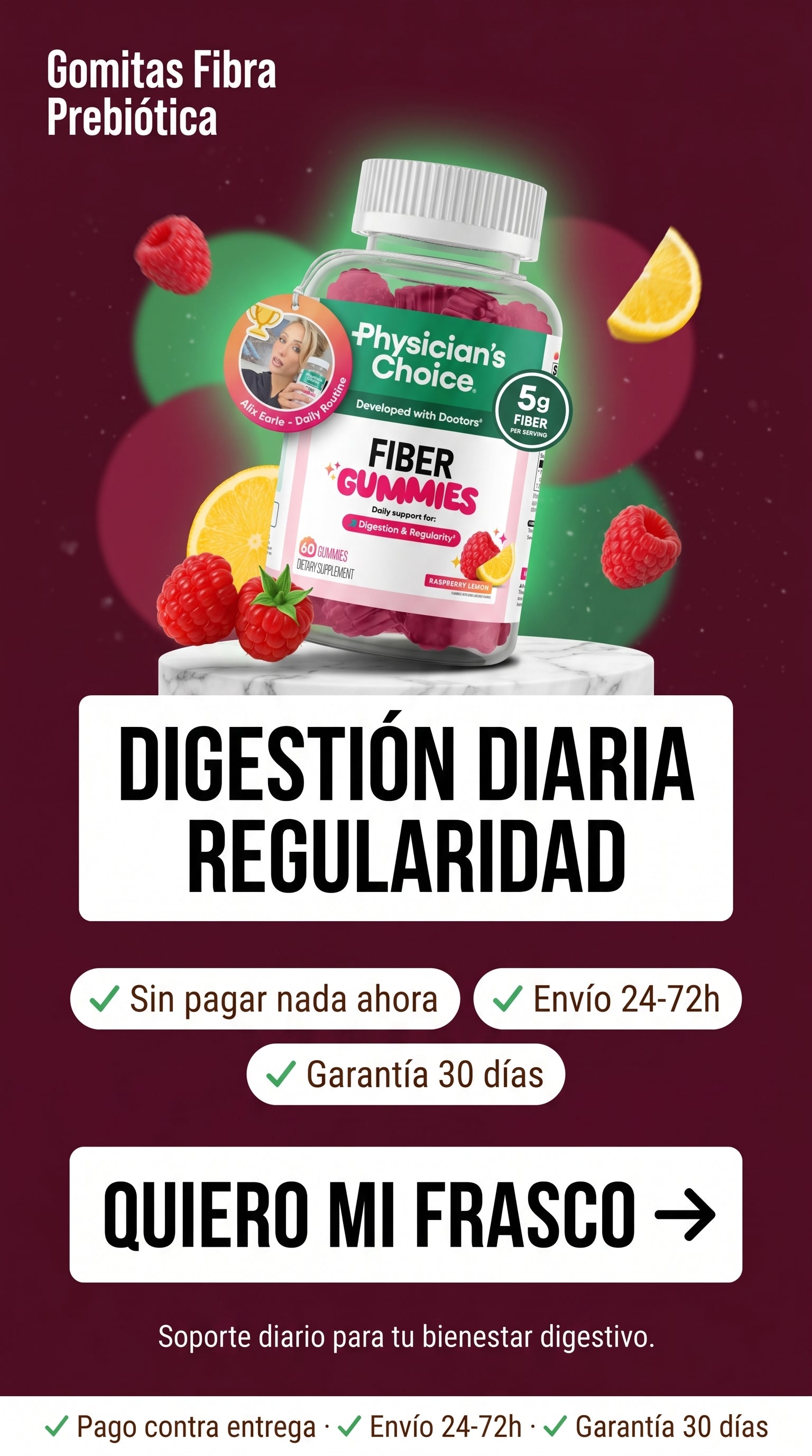 Gomitas Fibra Prebiótica — cta