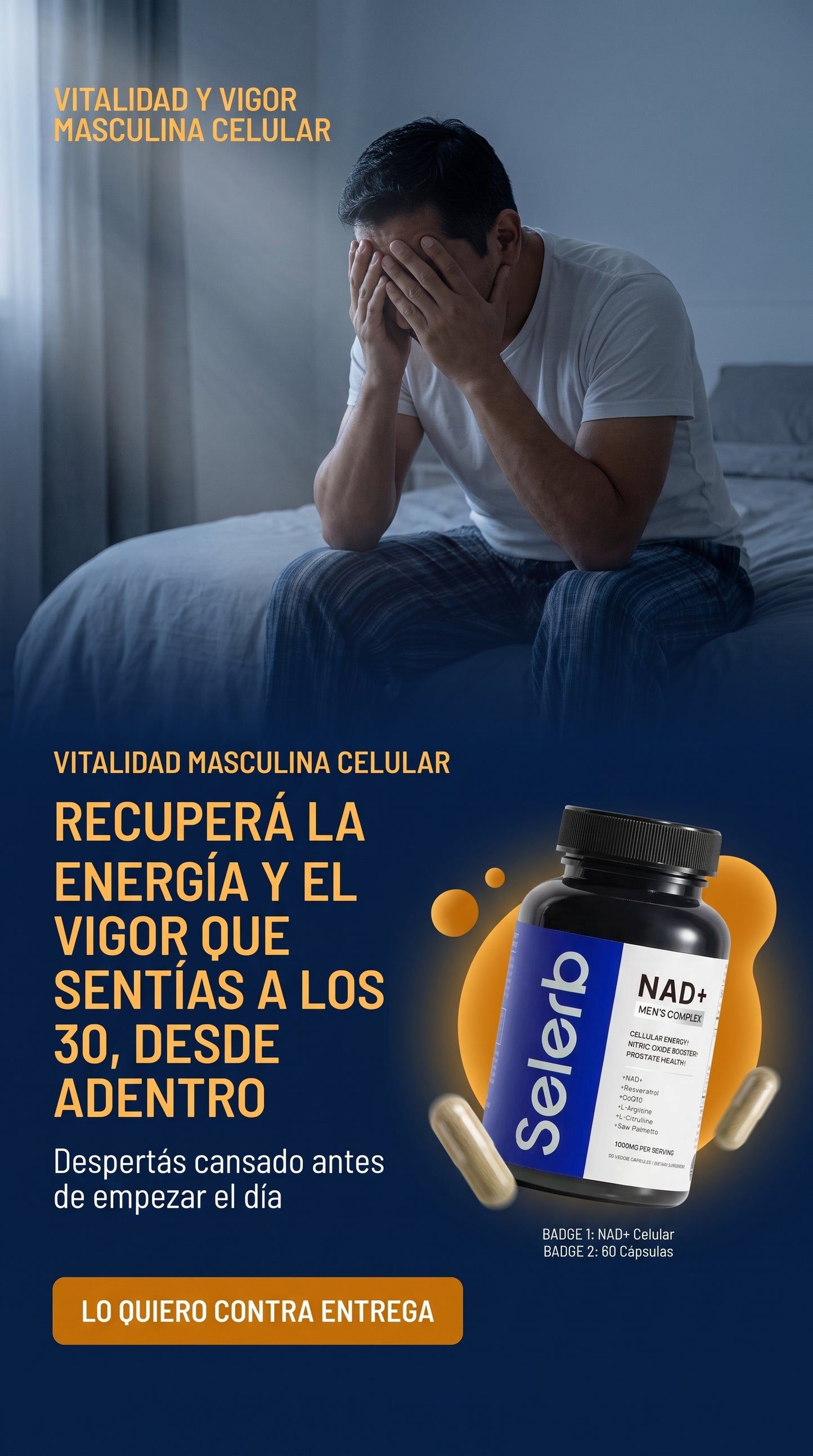 Vitalidad y Vigor Masculina Celular — hero