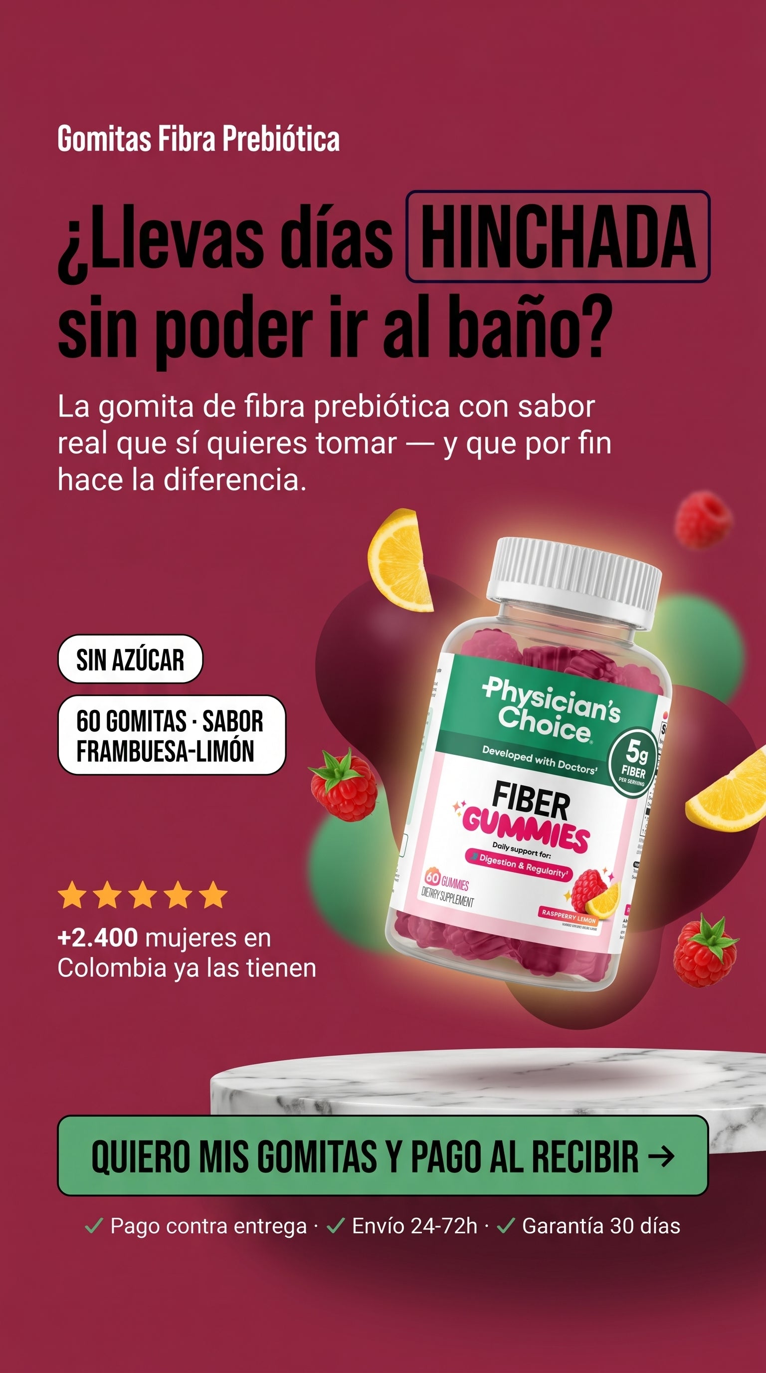 Gomitas Fibra Prebiótica — hero