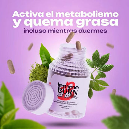 LEMME BURN™ ORIGINAL + EBOOK GRATIS: PLAN NUTRICIONAL Y SECRETOS DEL METABOLISMO