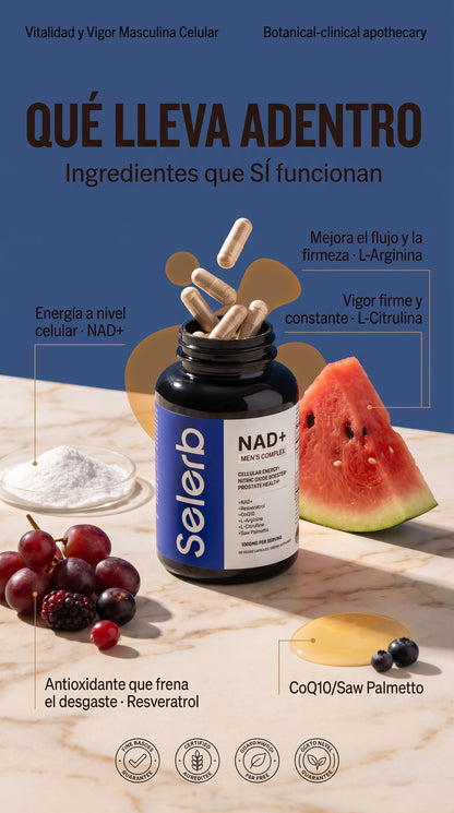 Vitalidad y Vigor Masculina Celular — materials-ingredients