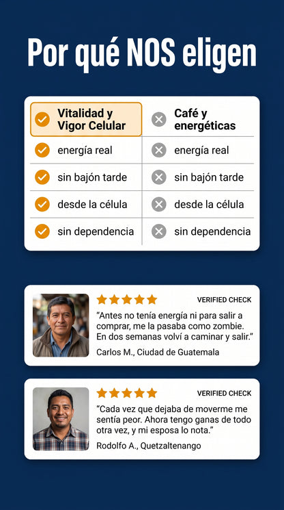 Vitalidad y Vigor Masculina Celular — social-proof